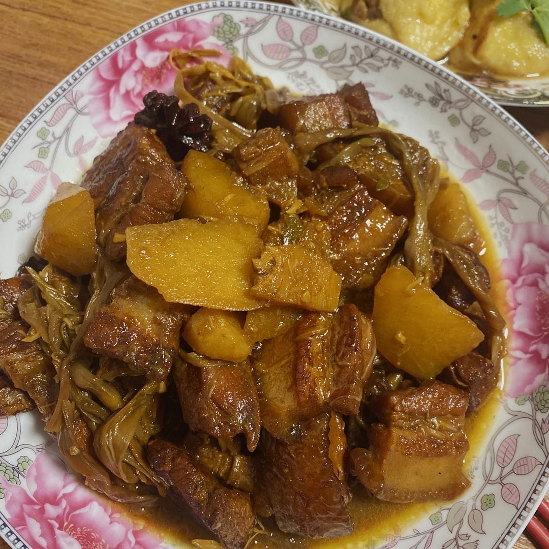 红烧肉炖土豆（丝毫不腻）