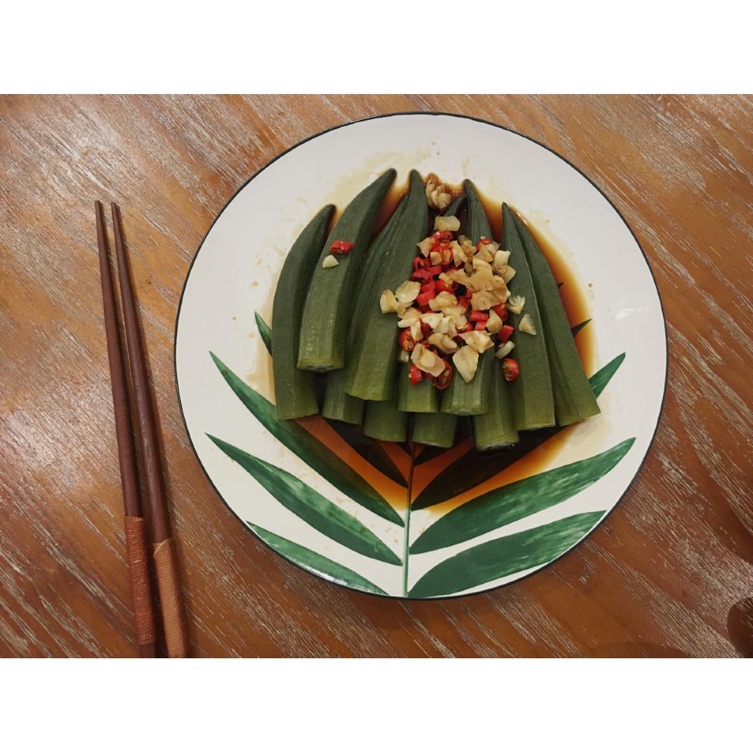 蒜蓉秋葵