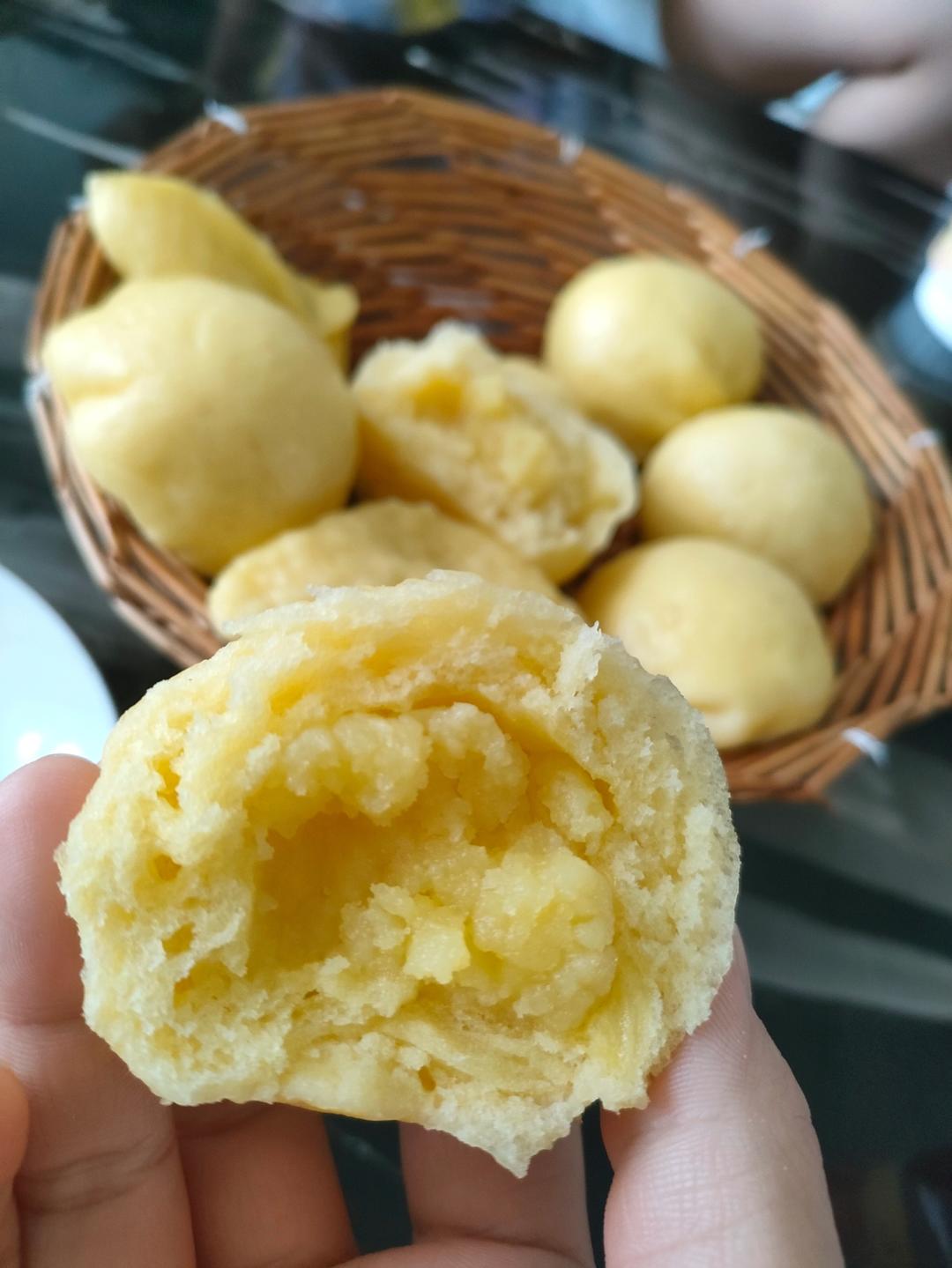 奶黄馅儿和奶黄包