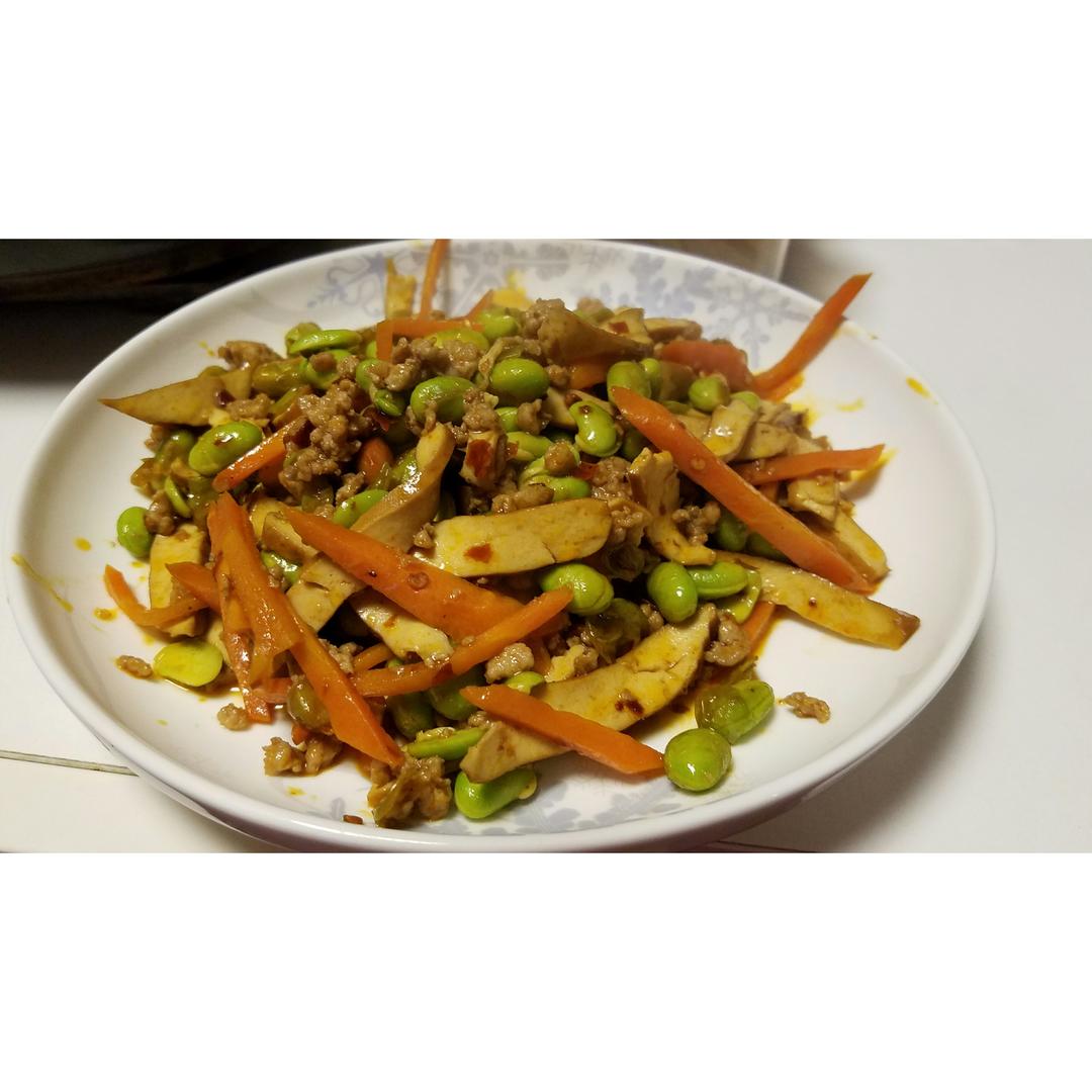 下饭神器---老干妈炒香干