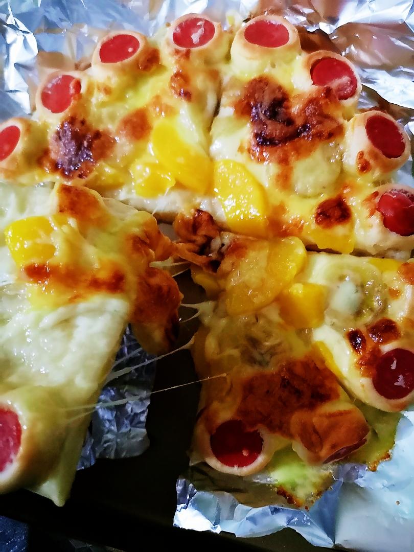 水果披萨的做法