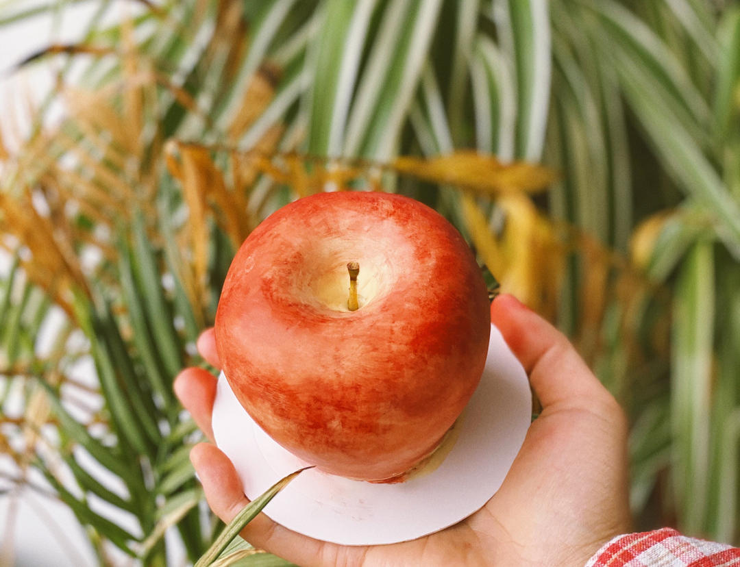 圣诞款🍎惊喜巧克力苹果蛋糕｜平安果｜超逼真