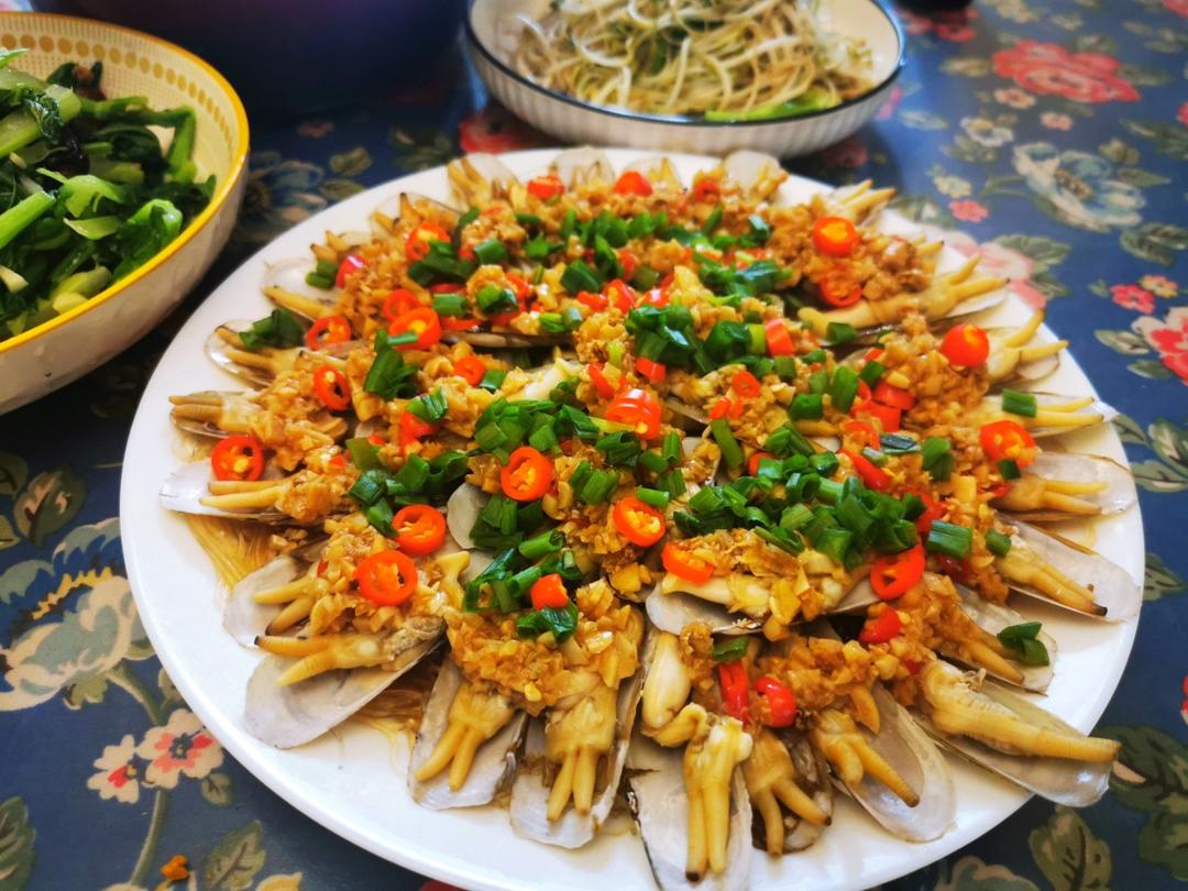 蒜蓉粉丝蒸蛏子