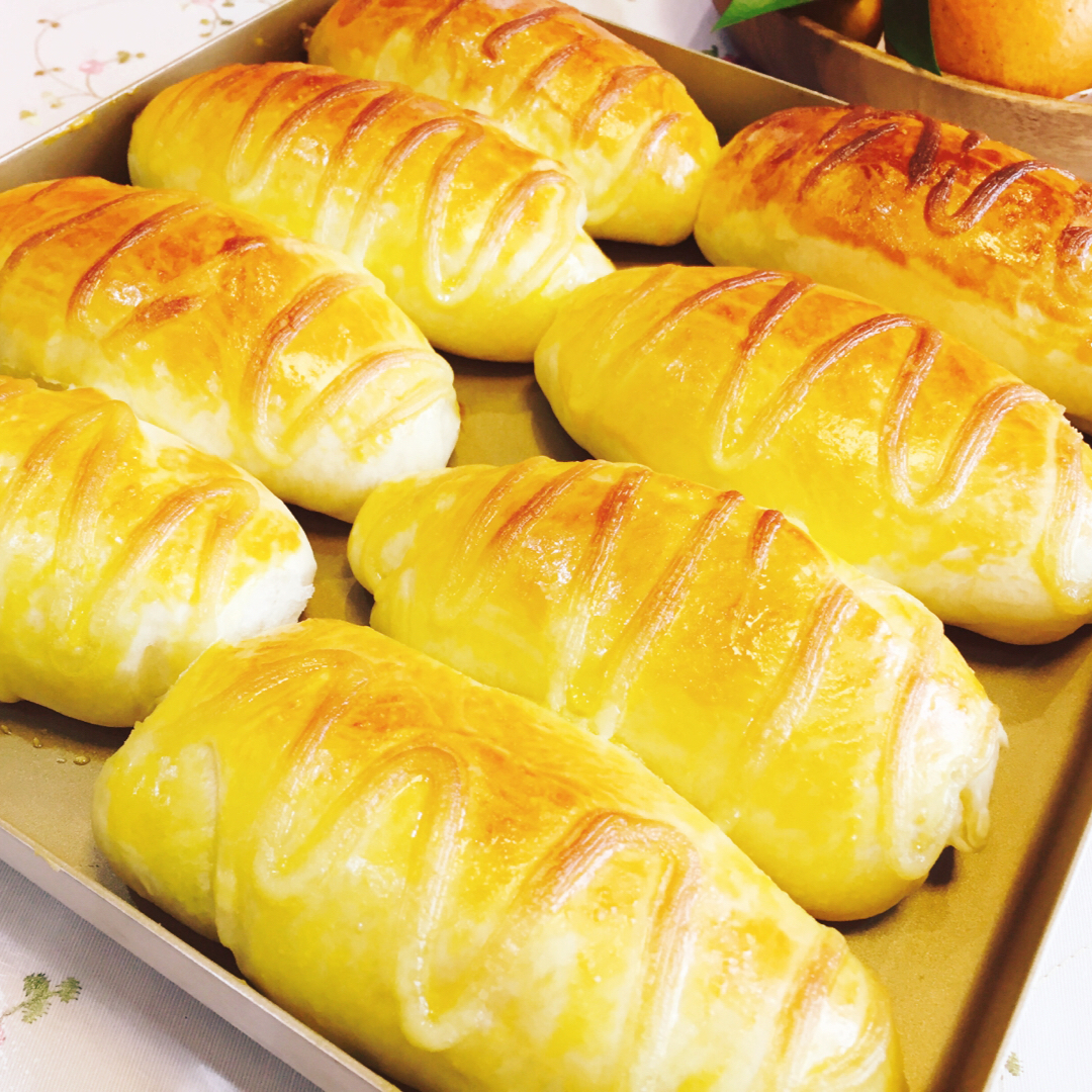 lamlam做的培根沙拉小餐包