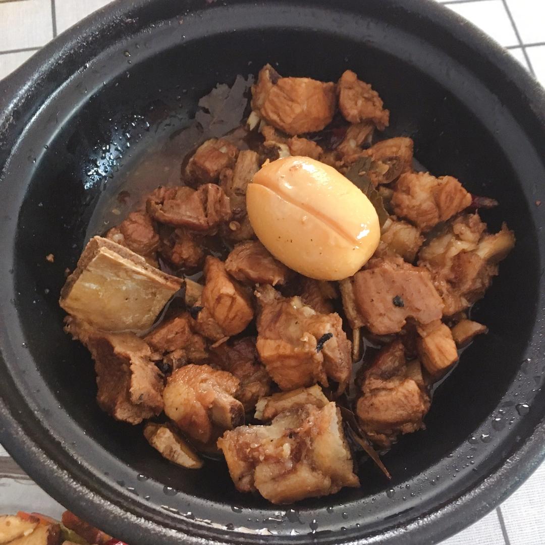 啤酒卤蛋烧排骨