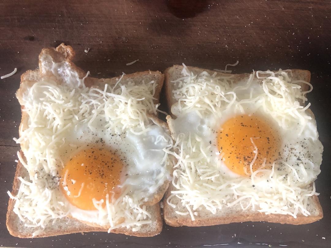 快手早餐🥣脆脆的鸡蛋烤吐司