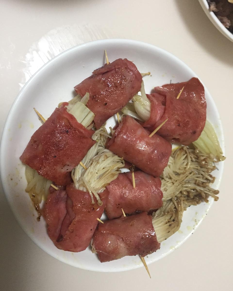 金针菇培根卷