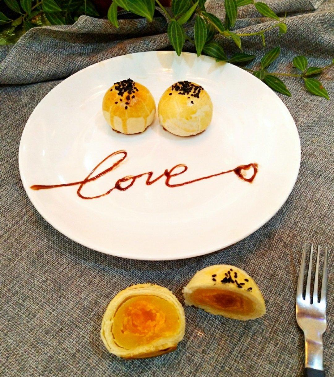 蛋黄酥，手工蛋黄酥