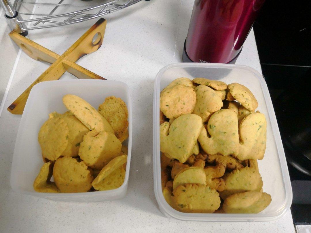 葱香浓郁的咸香饼干（素）