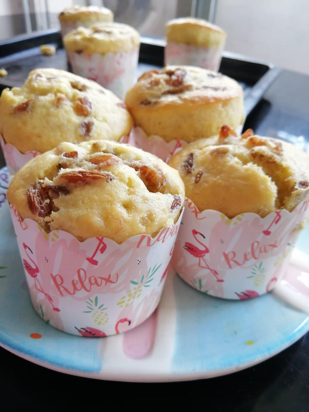 🥧English Banana Muffin     香蕉巧克力麦芬纸杯蛋糕