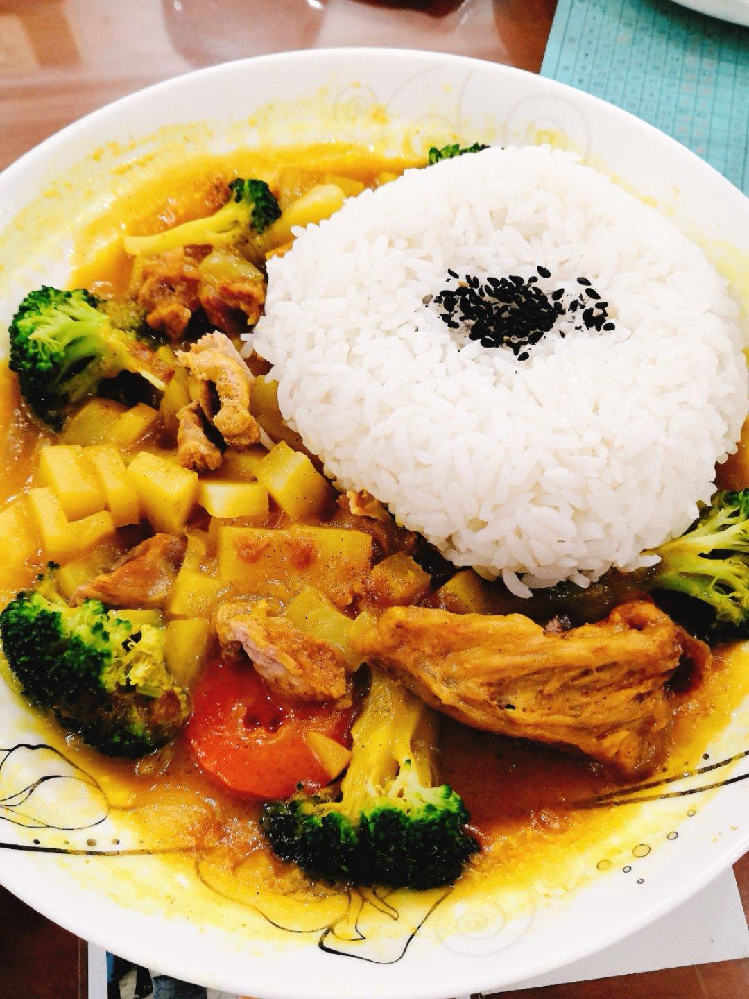 椰汁咖喱饭