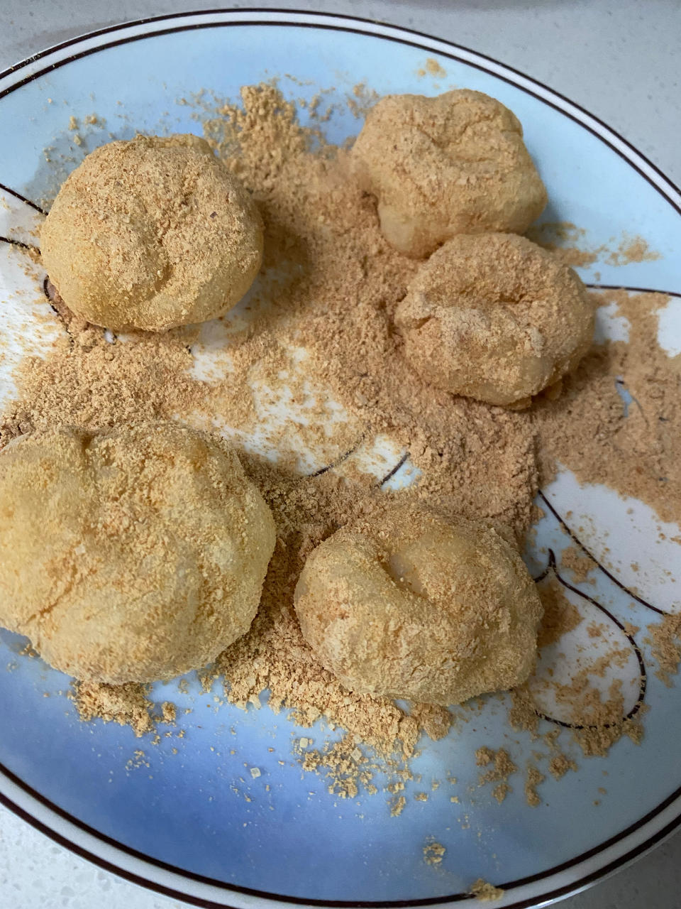 香甜软糯❗️好吃到哭的黄豆糯米球，巨简单～