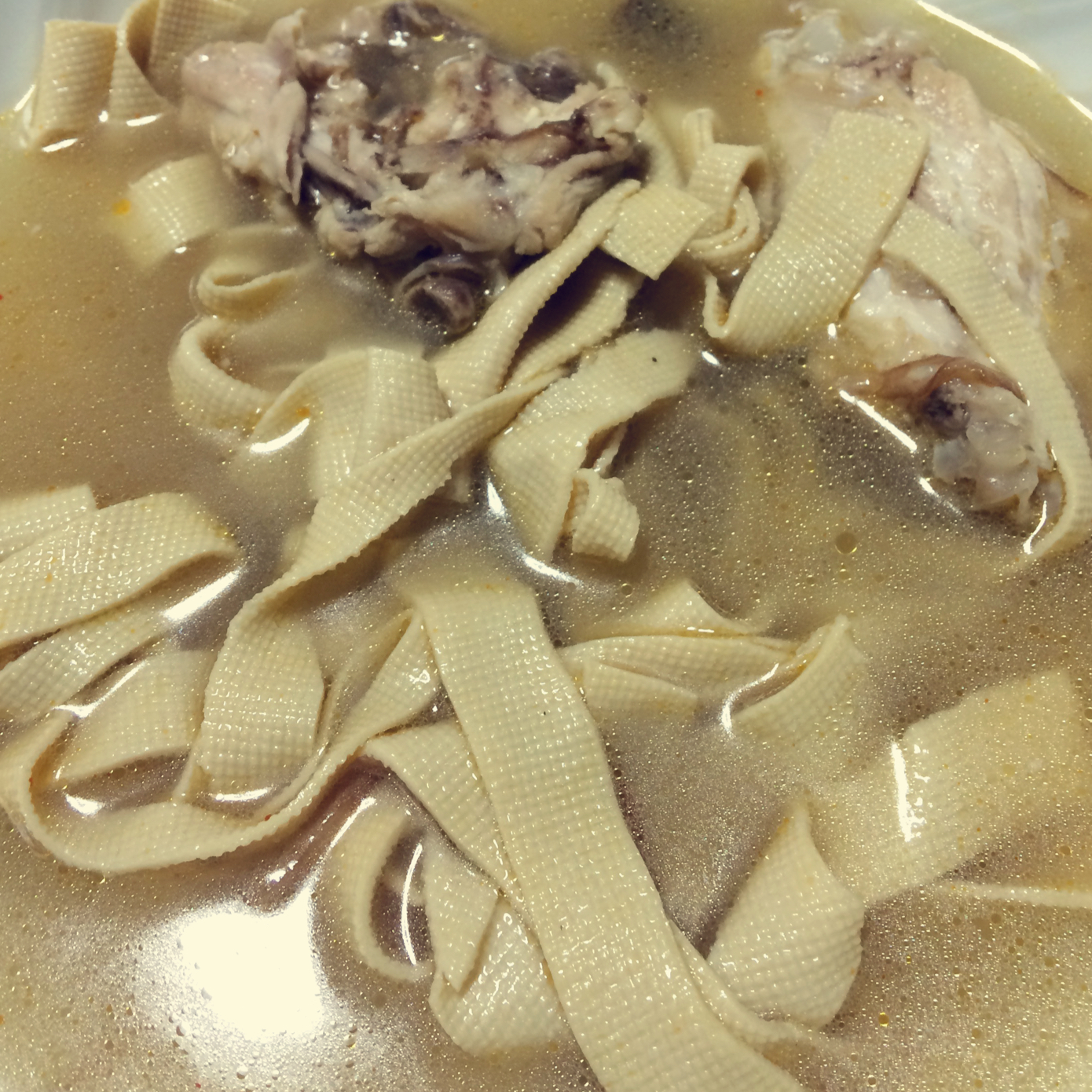倾城的小爪子做的鸡汤干豆腐丝
