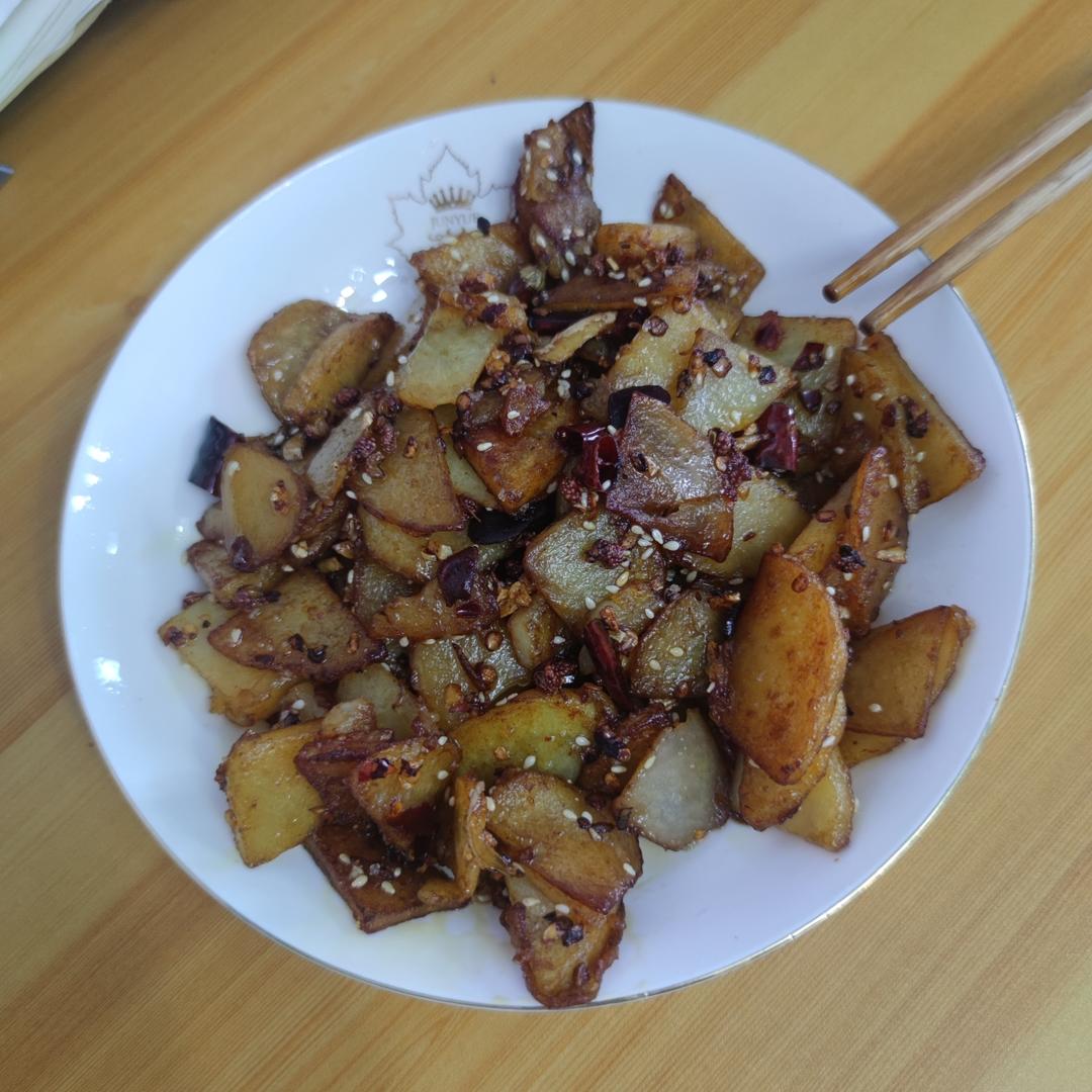 干煸土豆片