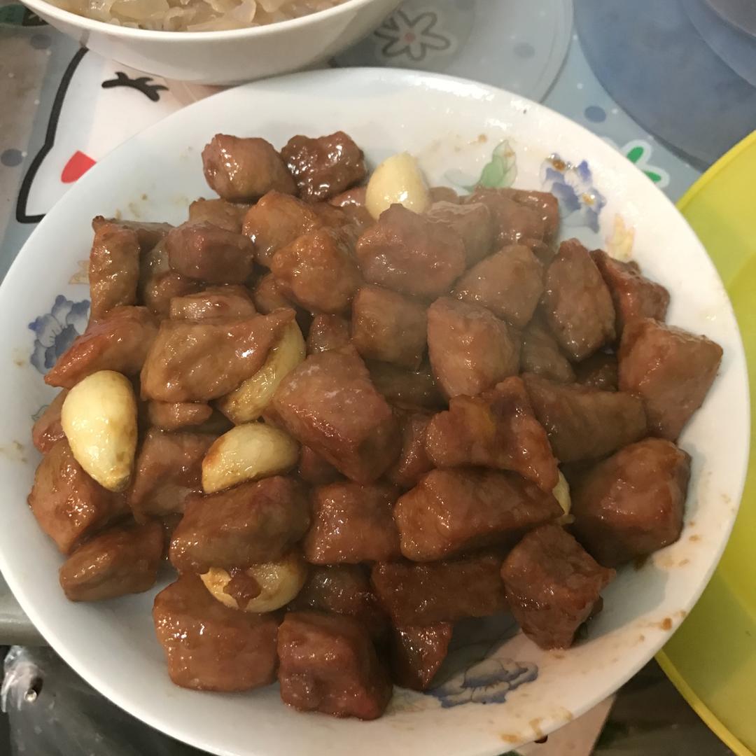 黑蒜子牛肉粒