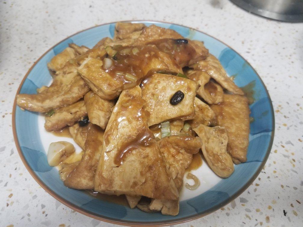 焖煎豆腐