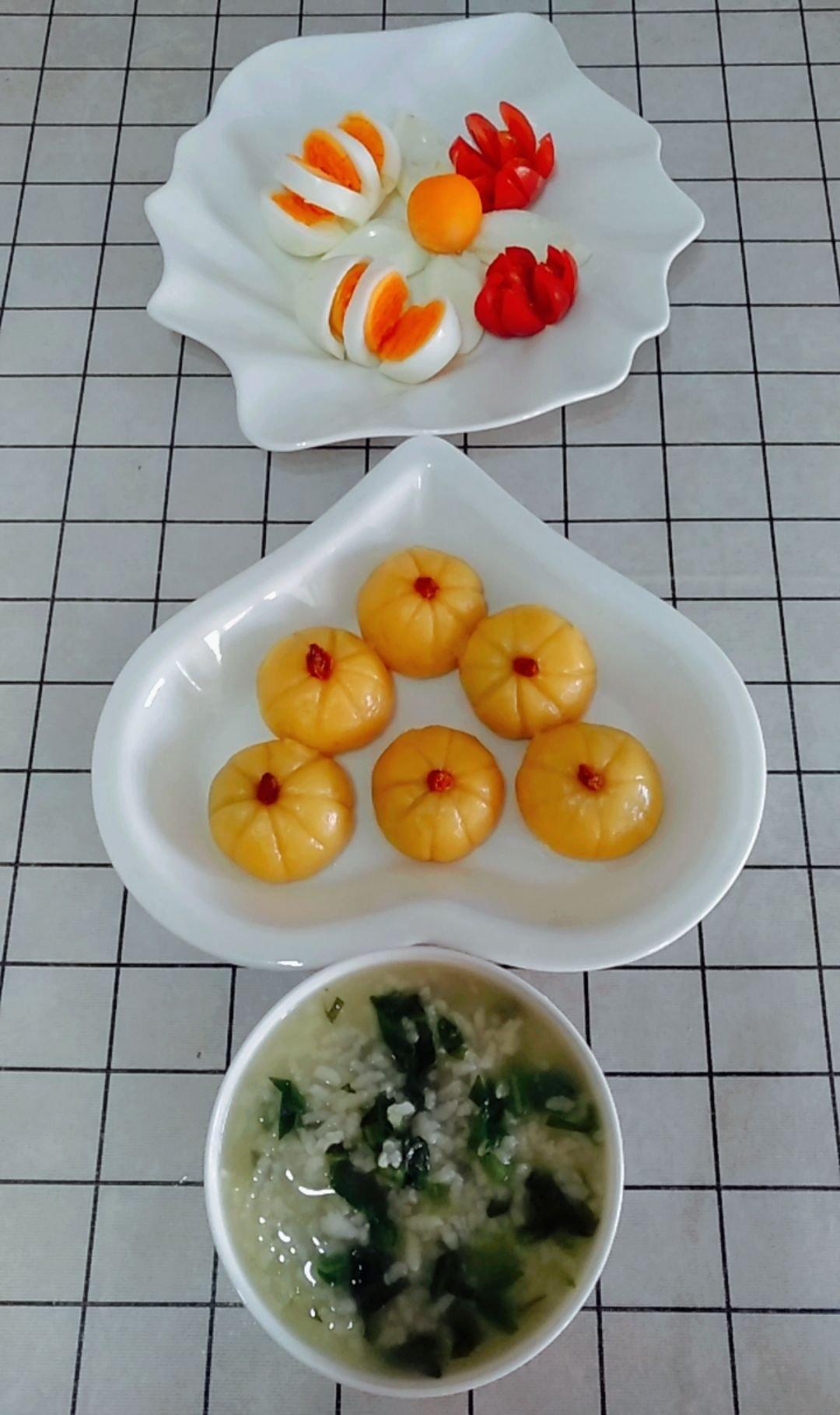 厨房小白也能做的香糯南瓜包🎃