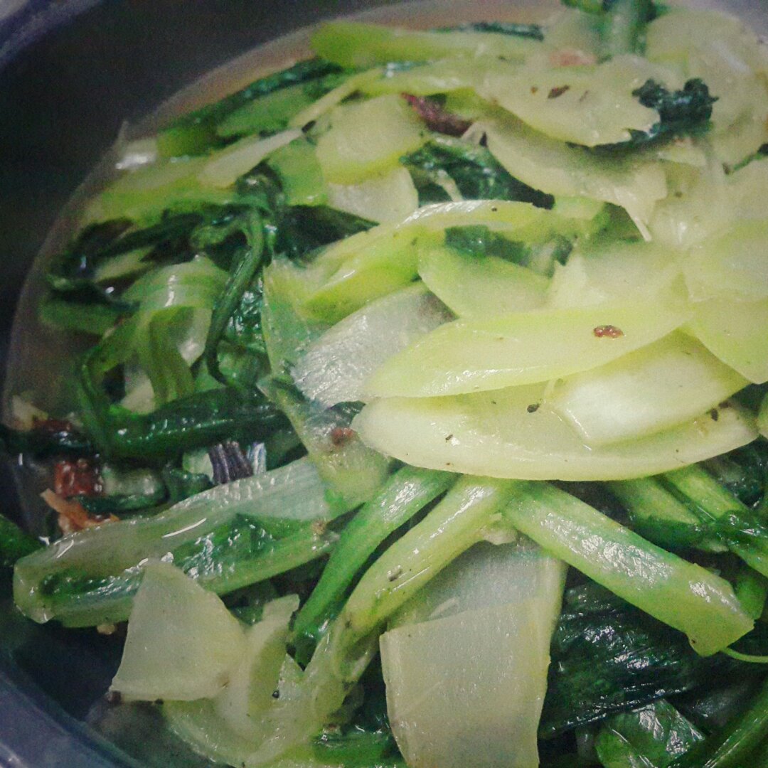 豆豉鲮鱼油麦菜