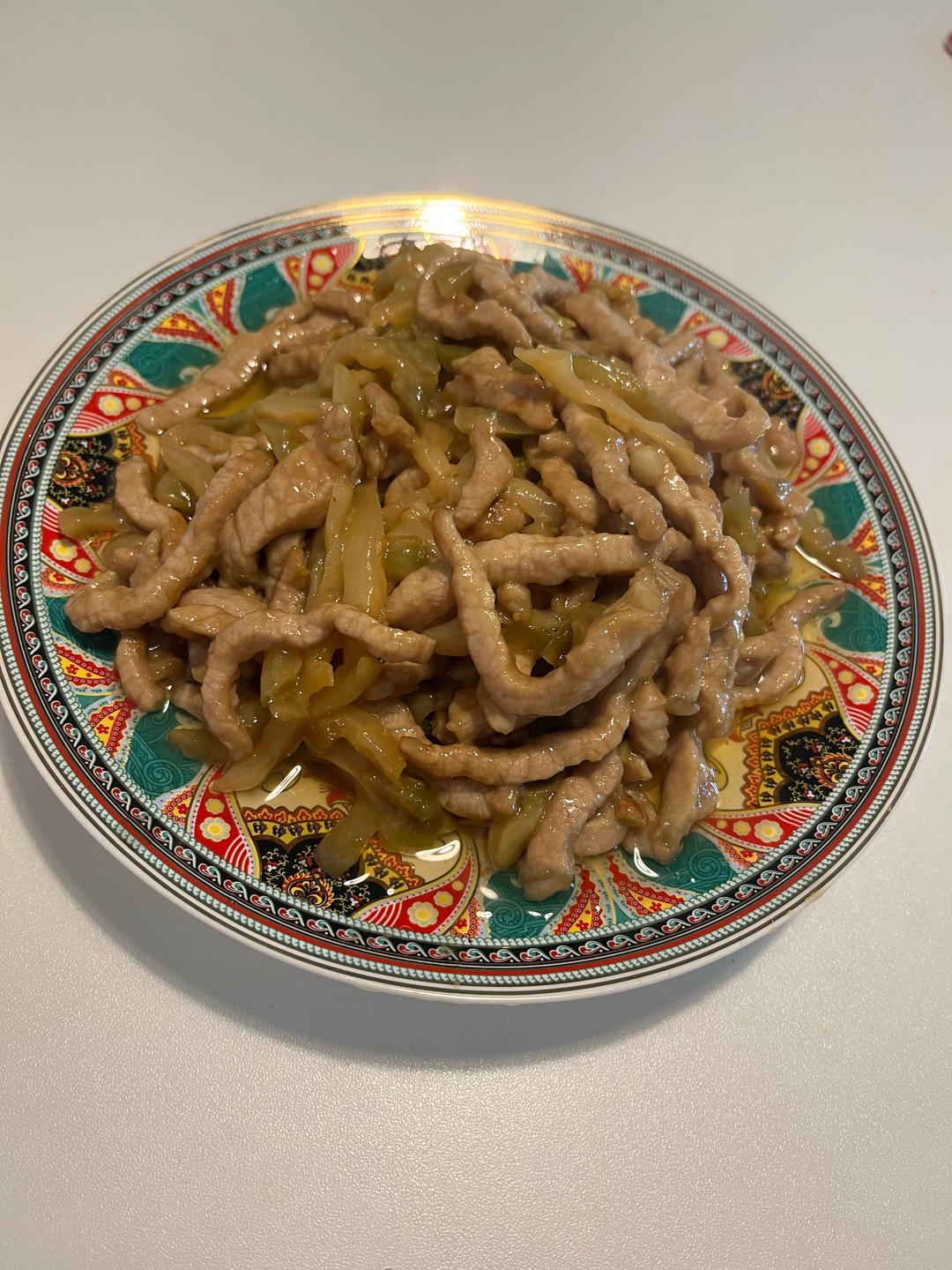 下饭神菜——榨菜炒肉丝！夹馒头yyds