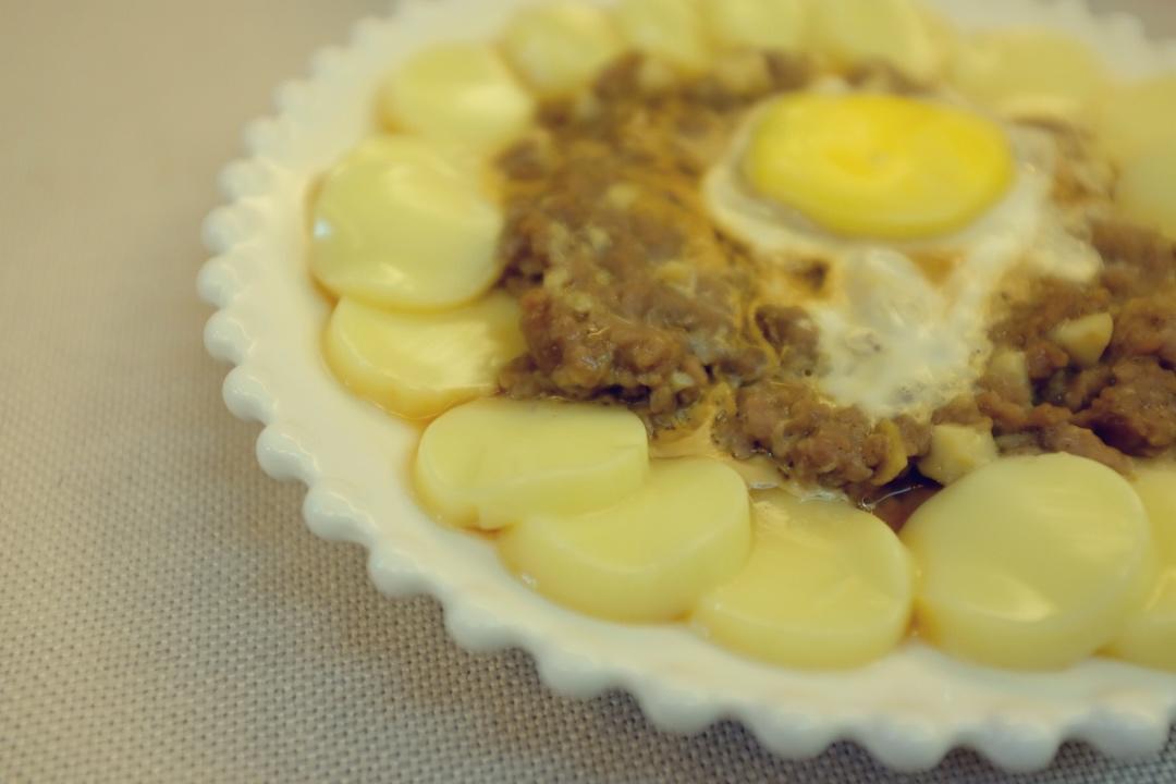 日本豆腐蒸肉末