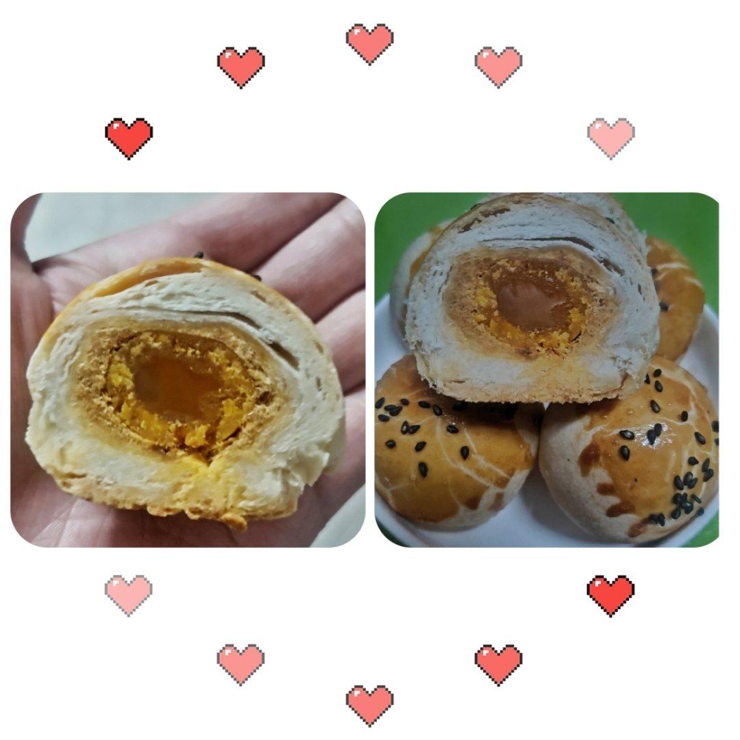 蛋黄酥/苏式月饼（面包机揉面版）