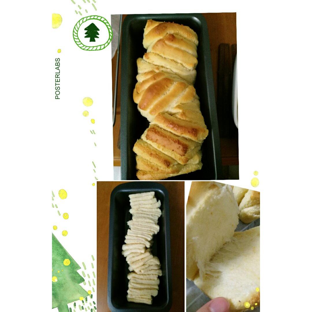 手撕千层肉松面包