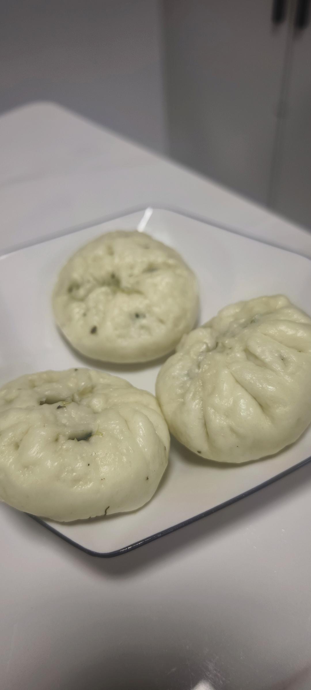 菠菜豆腐粉条木耳包子素包子