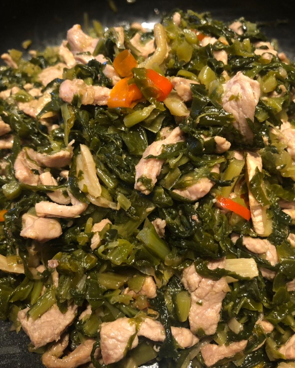 雪里蕻炒肉丝