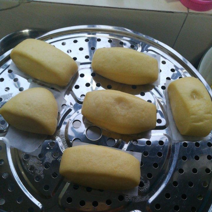 一次性发酵的奶香馒头！