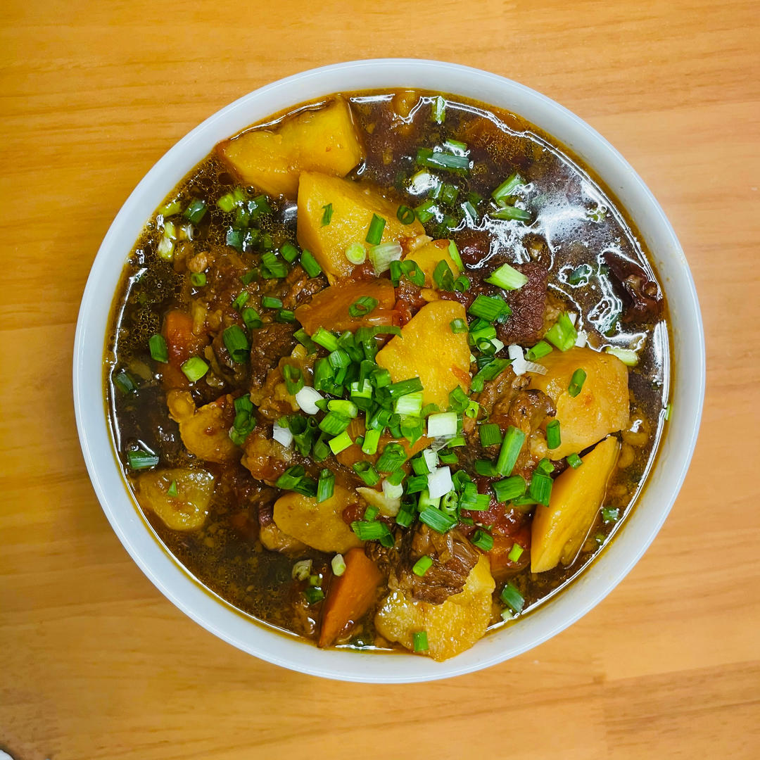 番茄土豆炖牛腩