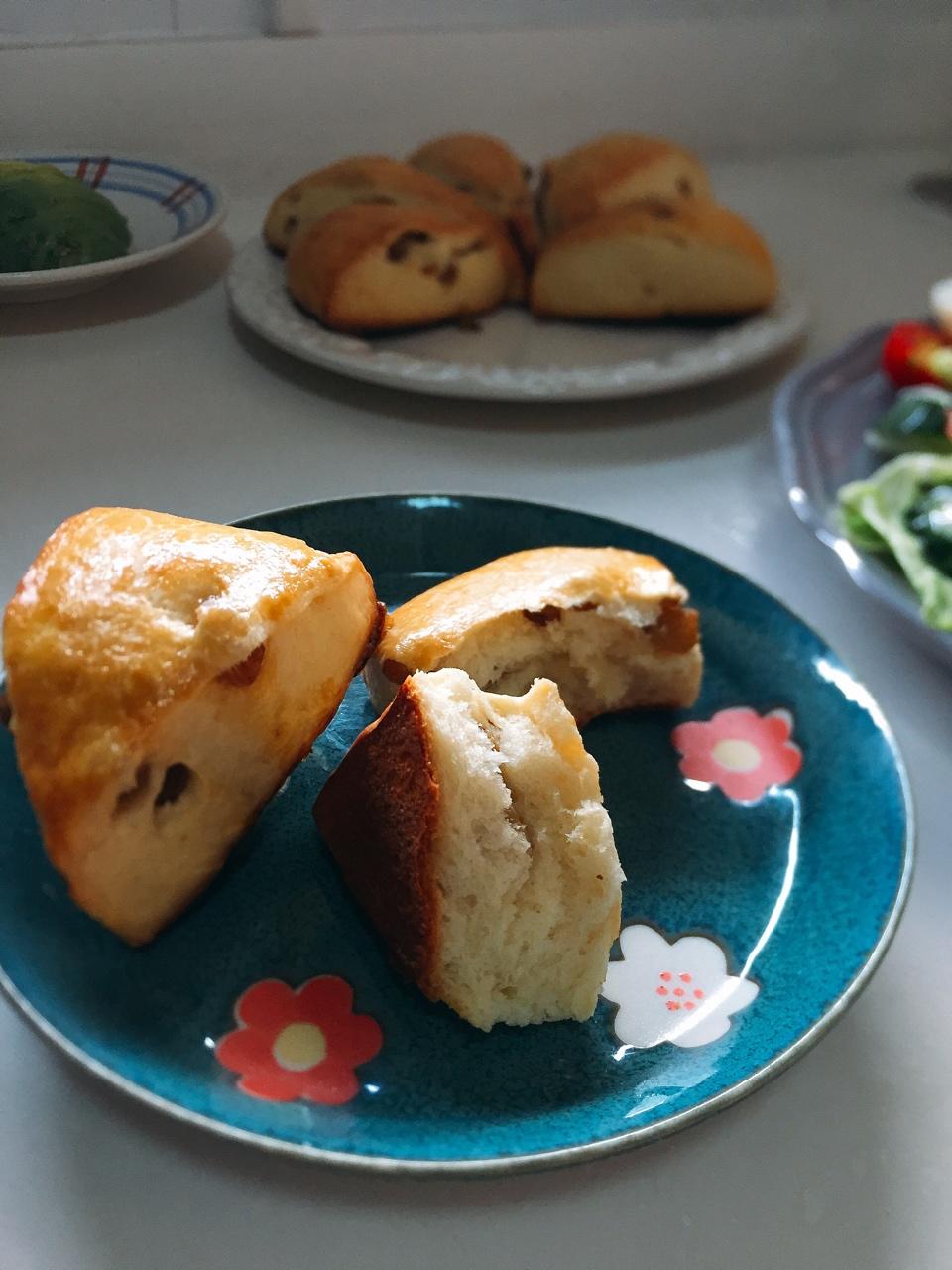 葡萄干司康（酵母版）