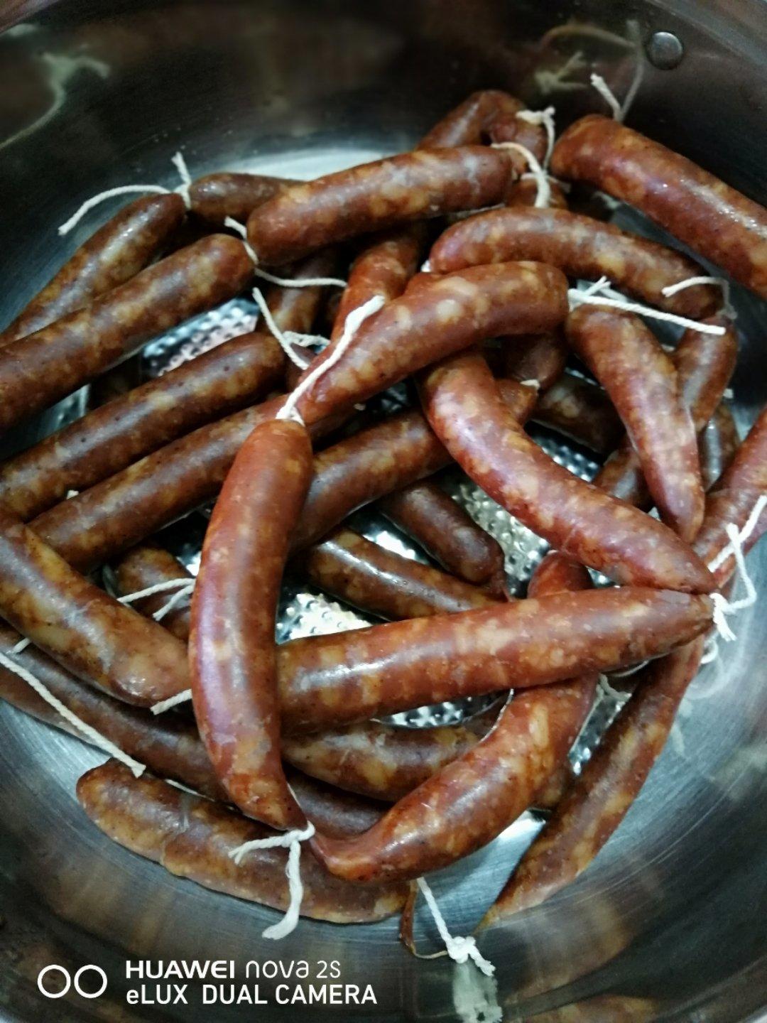 Q弹多汁的自制台式脆皮肠——绝对秒杀市售