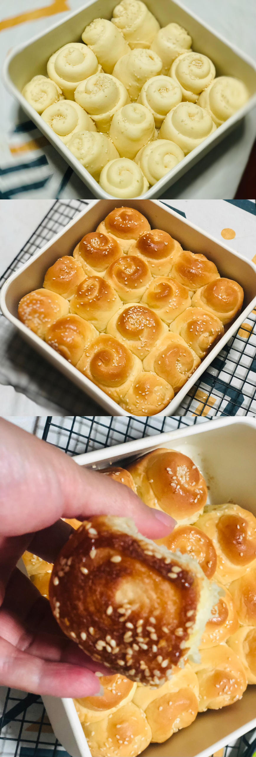 脆底蜂蜜小面包