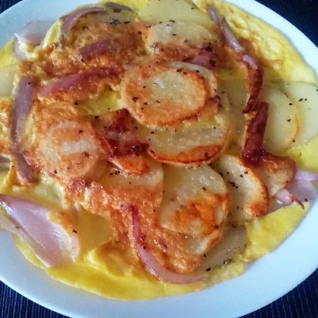 西班牙土豆煎蛋饼