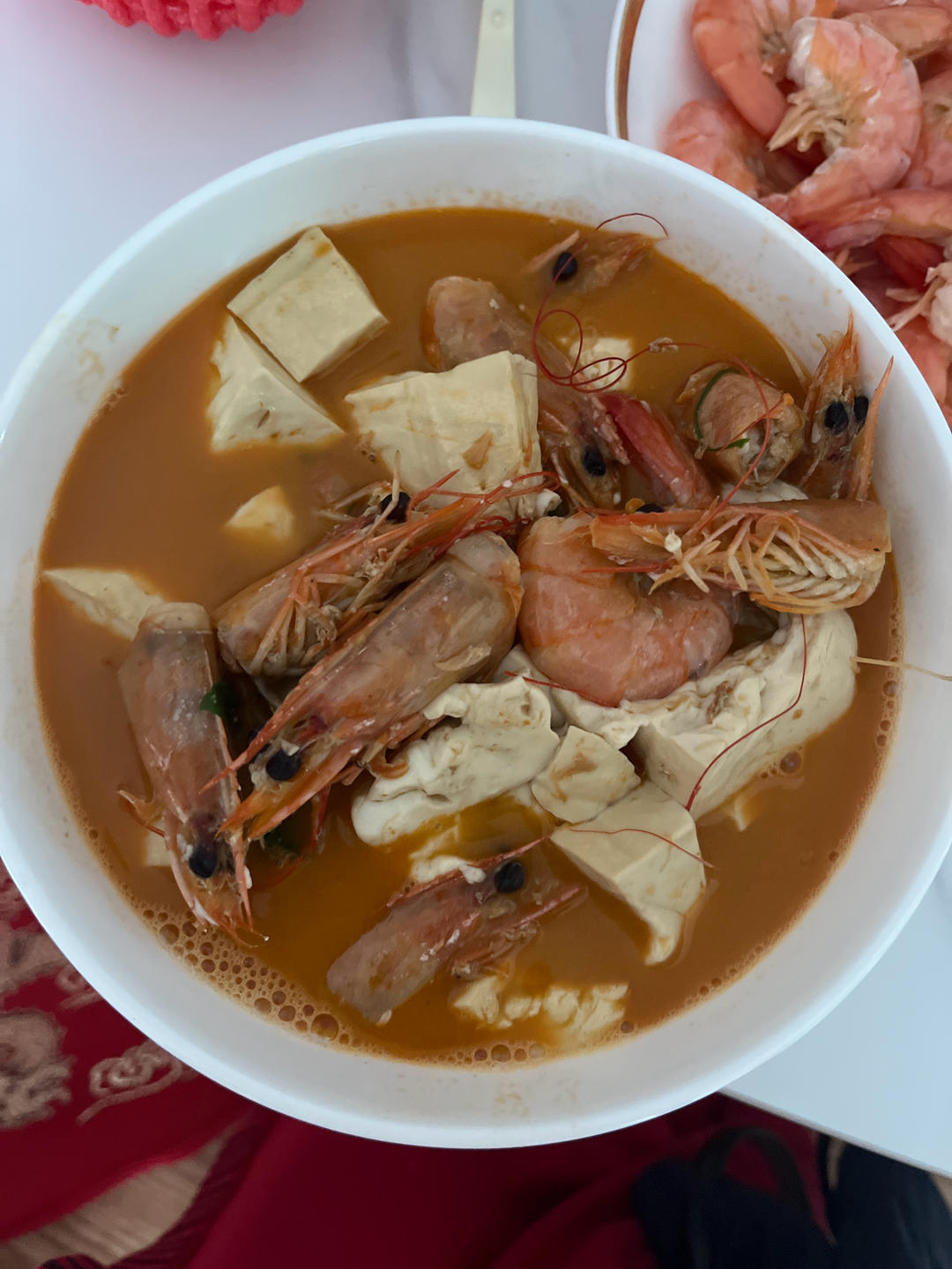 虾头豆腐煲