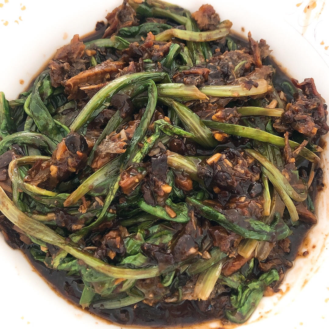 豆豉鲮鱼油麦菜