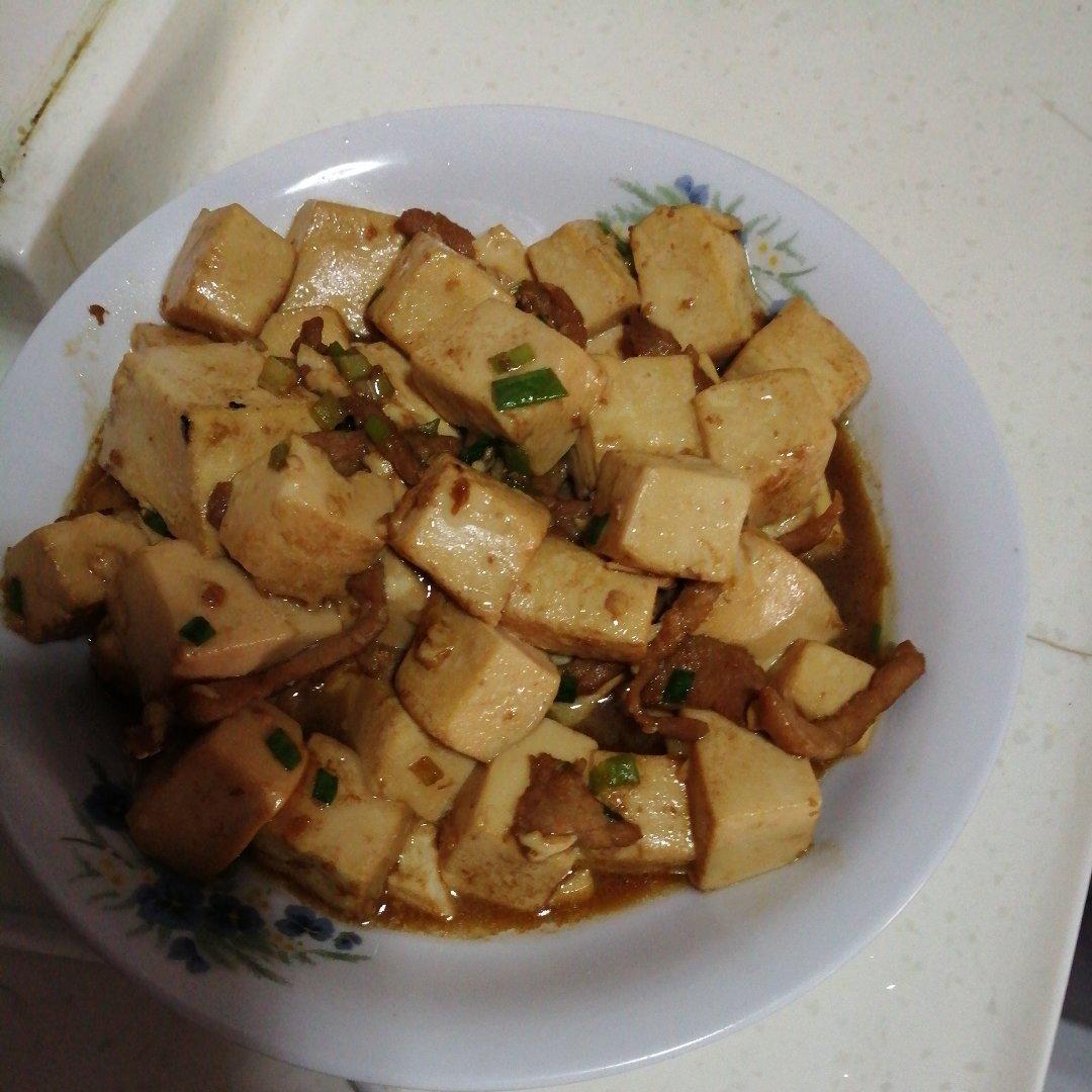 肉末烧豆腐