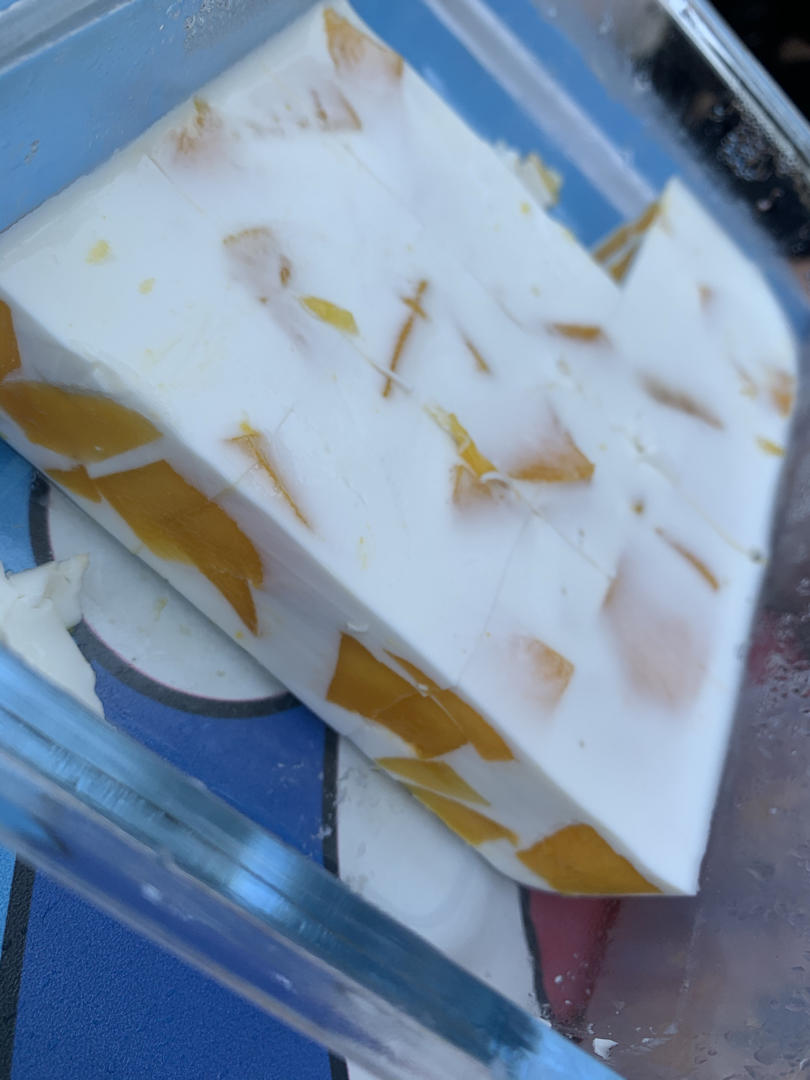 草莓芒果椰奶冻