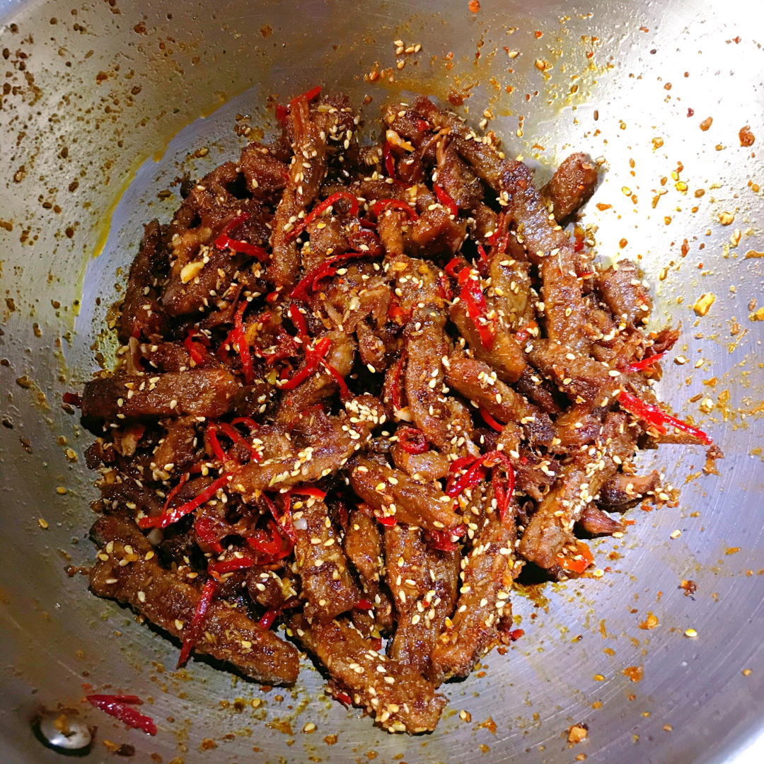 麻辣牛肉干