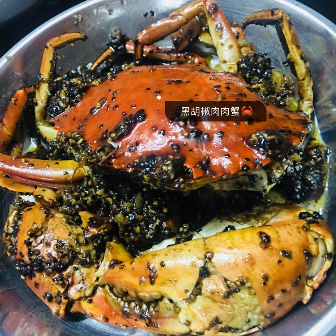 倩咦咦做的新加坡黑胡椒蟹(懒人版)