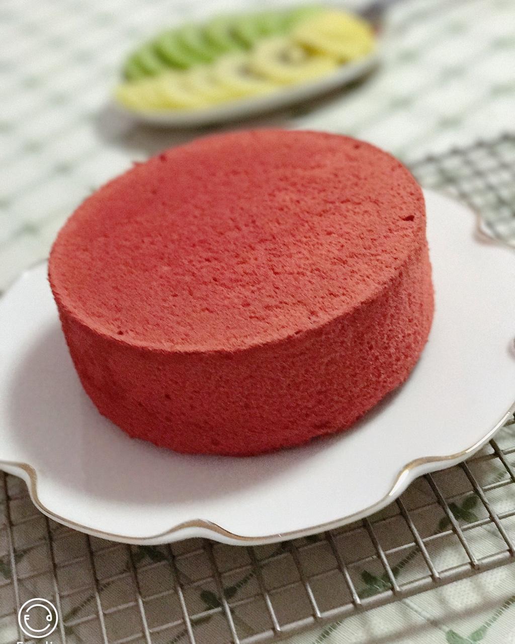 紫晴jj做的红丝绒蛋糕超适合做万圣节蛋糕胚