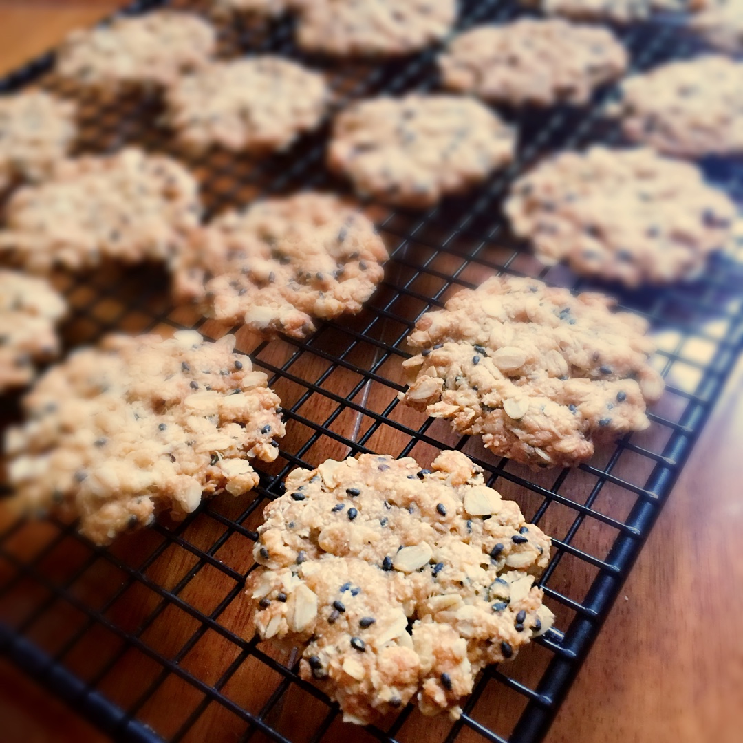黑芝麻燕麦高纤饼干（无添加，另含植物油减脂配方）