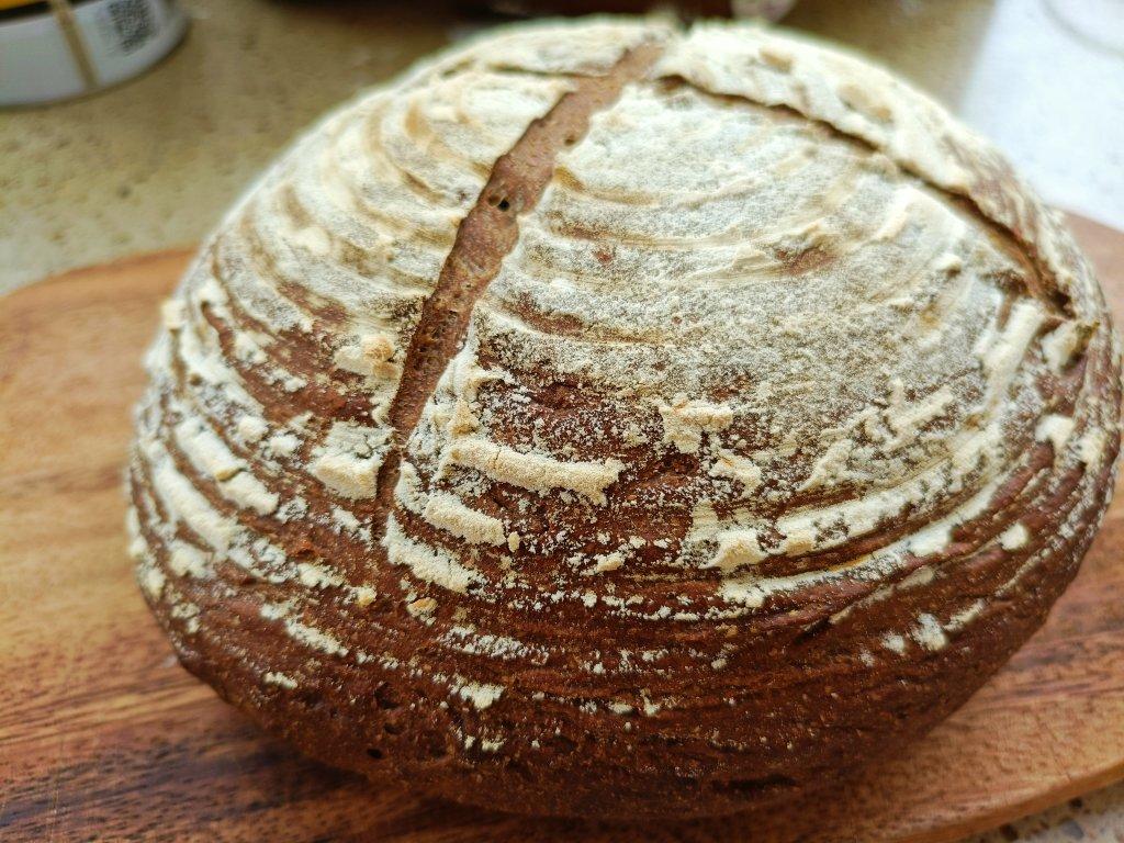 全麦核桃面包---无糖无油