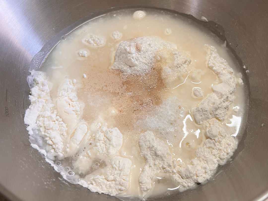 纯奶手撕吐司的做法 步骤1