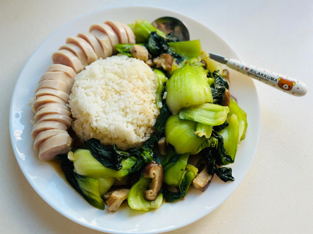 比肉还好吃的——蚝油香菇油菜