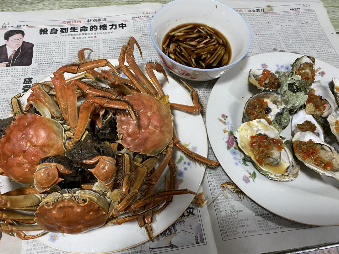 清蒸大闸蟹