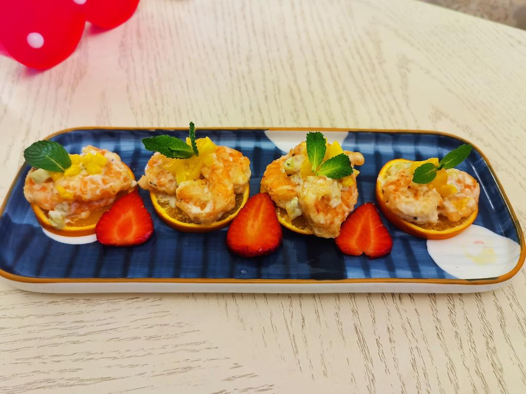 柏悦平替版芥末虾球