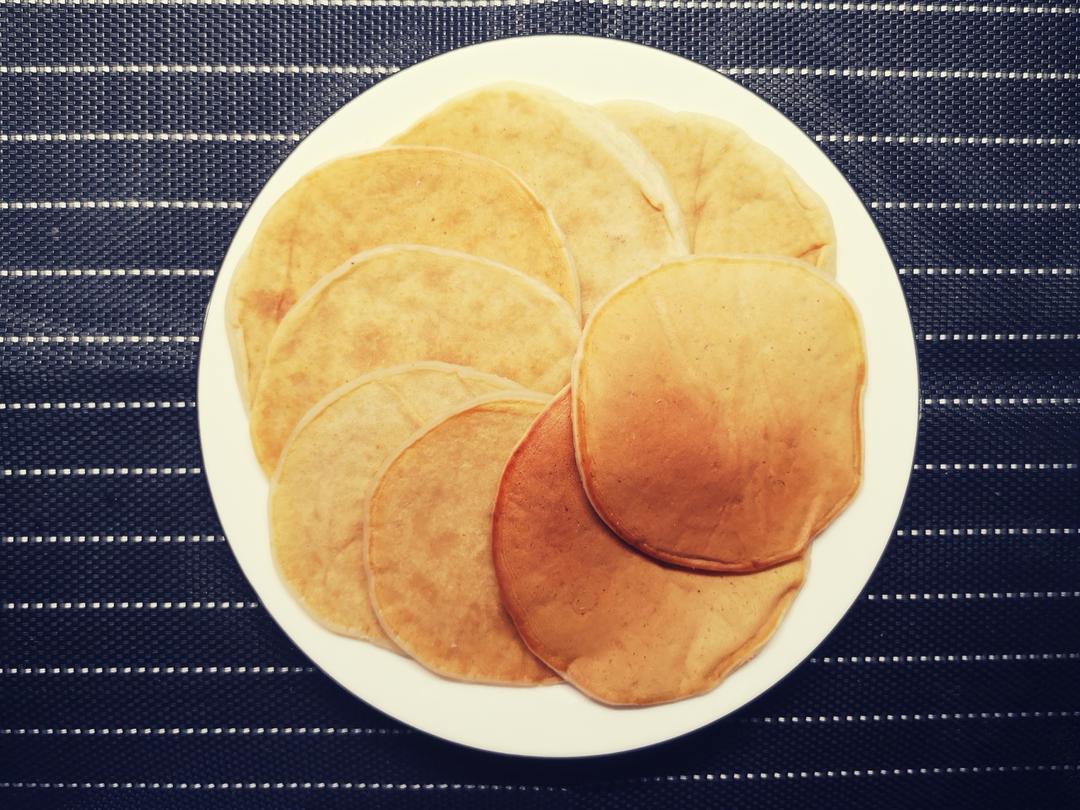 宿舍一人食——无油低糖无蛋香蕉松饼（电饭锅）