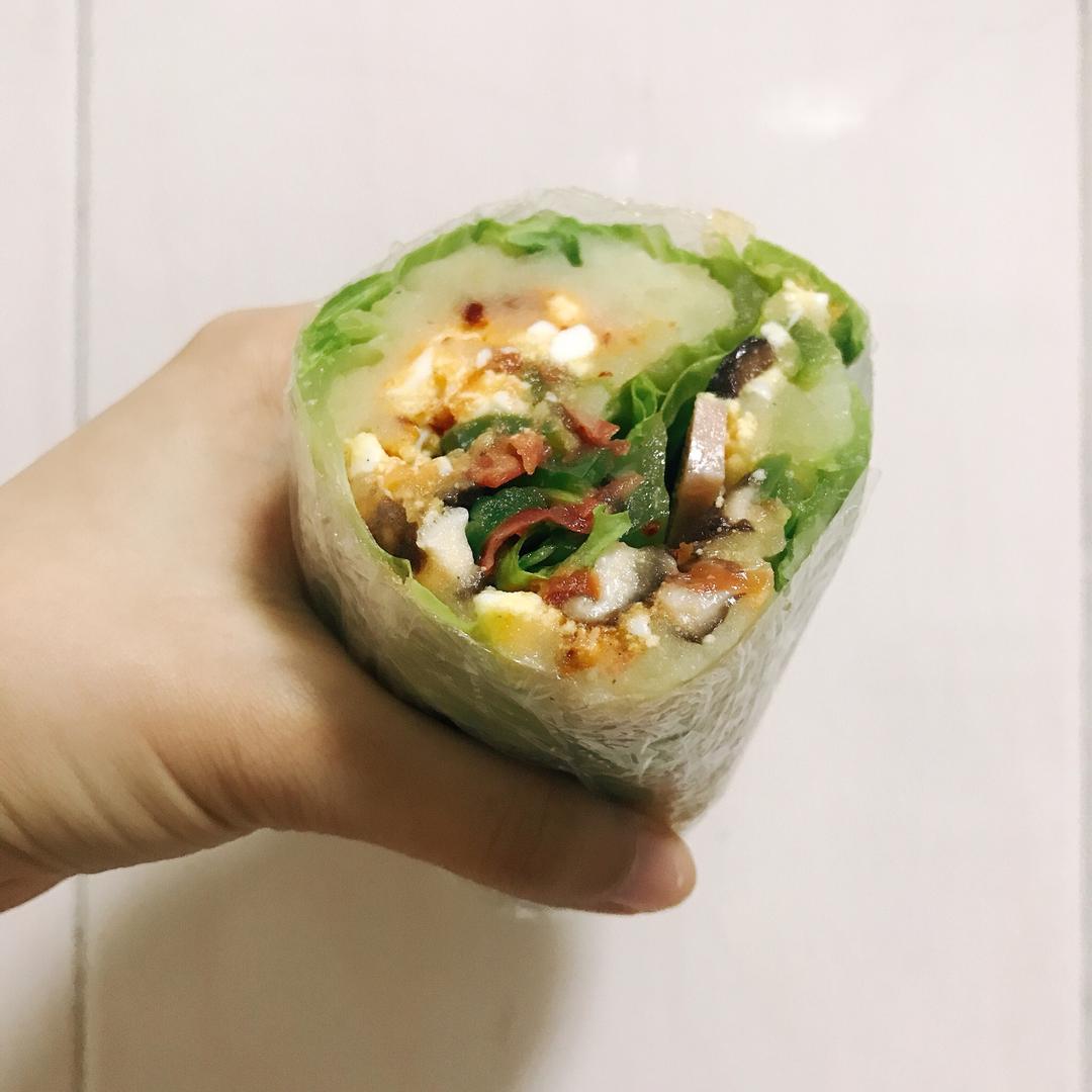 5分钟蔬菜卷