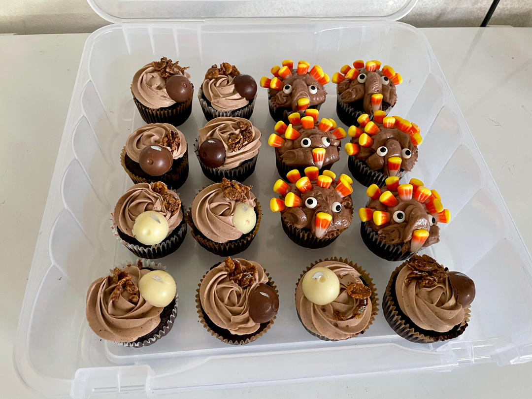 终极流心巧克力cupcake